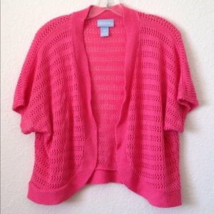 FINAL MARKDOWN Ladies' Liz & Me Crocheted Shrug (0X)